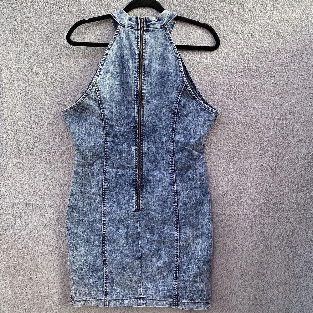 Denim Blue Midi Dress - Picture 3 of 6